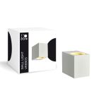 D'Lite Wandlamp Vrebos Wit | IP56 - Geschikt Voor 1x GU10 